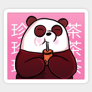 Boba Panda Bear Sticker